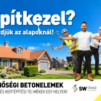 SW Térkő Házépítés: udvar, kocsibeálló, terasz és kerítés egy helyen