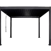 SR Oliver Alumínium bioklimatikus pergola, 3x3x2,5 m átalakító konzollal, bézs