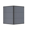 R-Home Montana Mid műanyag kerti szerszámosház, 8×6´, 229,5×183×226,5 cm, antracit, fahatású