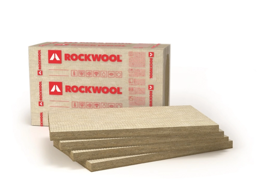 Rockwool Ceilingrock FW1 kőzetgyapot lemez 10 cm, festhető üvegfátyol felülettel, 120 × 100 cm
