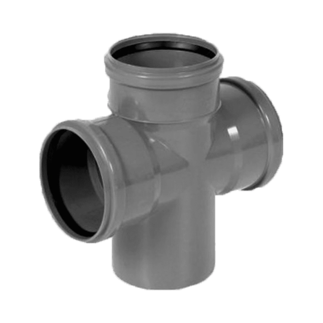 110/110/110/110 PVC kereszt idom KAEAY3X110X