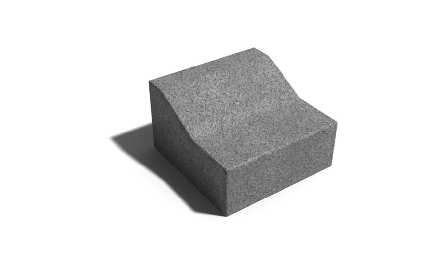 Leier K-szegélykő 25x15/10x25 cm