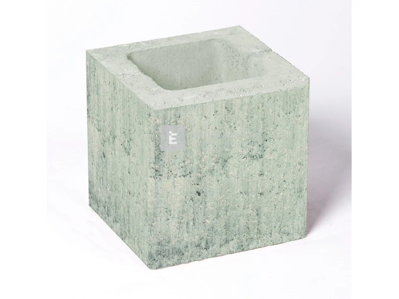 Leier Modern Kerítéskő félkő satírozott natúr jégszürke 20x20x20 cm