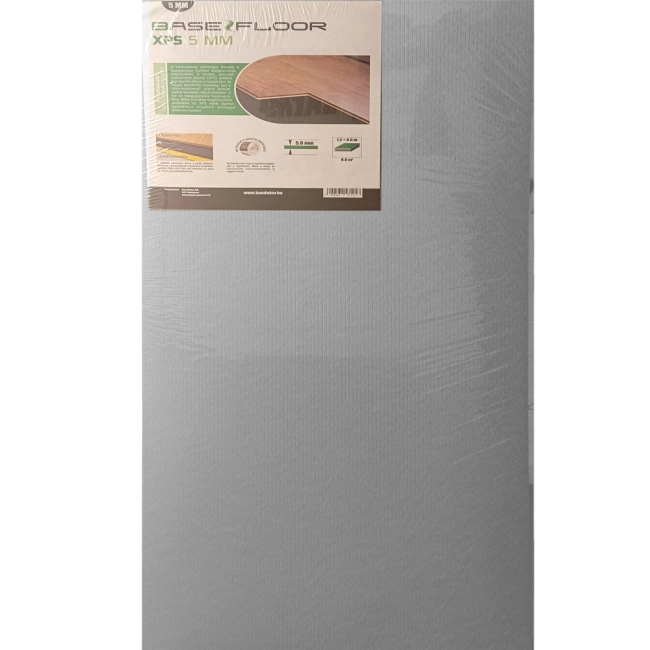 Baudekor BaseFloor XPS Padlóalátét szürke 5 mm x 0,5x1,2 m (6m2/cs)