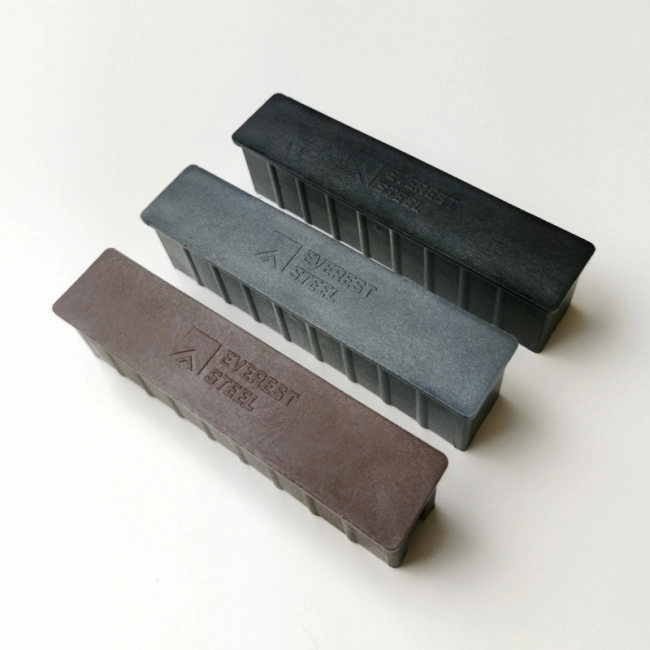 Orha Művek - Everest Steel Műanyag végzáró elem, fekete, 10 db