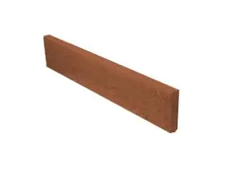 Semmelrock Kerti szegély egyenes tetővel barna 5x20x100 cm