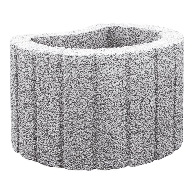 Semmelrock Mini Növényedény szürke 20x30 cm