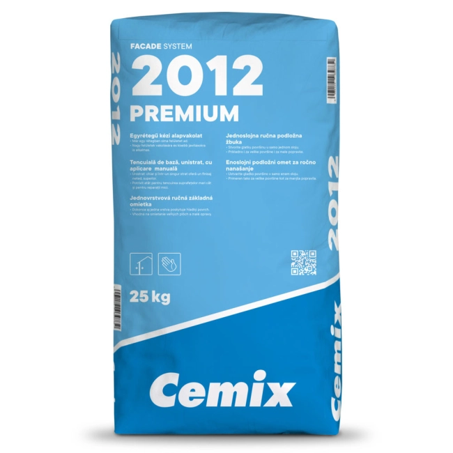 Cemix 2012 Premium Alapvakolat kézi 10-20 mm 25 kg