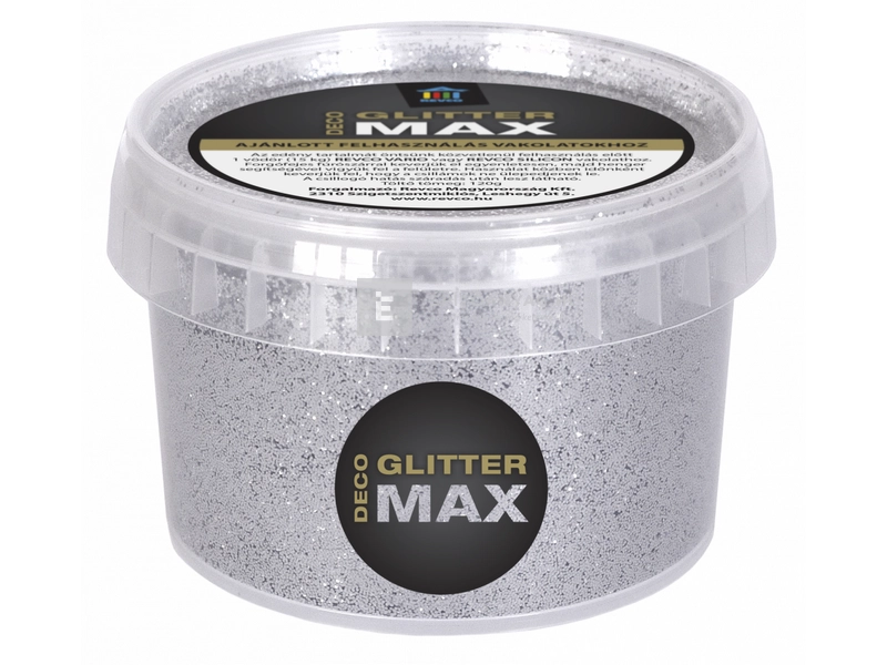 Revco Deco Glitter Max Csillám adalék vakolathoz, Silver 170 ml