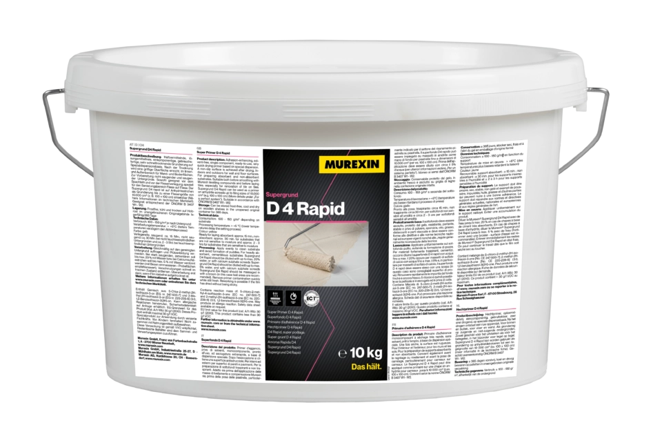 Murexin D4 Rapid Tapadóhíd extra kiadós 10 kg
