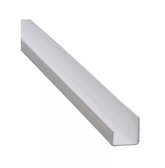 DK Profifix PVC Befogó profil (J profil) 12,5x20x2500 mm (50db/dob)