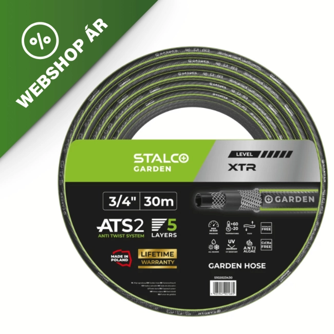 Kerti tömlő ATS 3/4” 30m XTR STALCO GARDEN S102023430