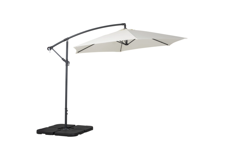 J-Home Solaro napernyő, 300 cm átmérőjű, acélvázas, függesztett kivitel