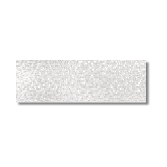 Emigres Hit Mosaic Bianco 25x75