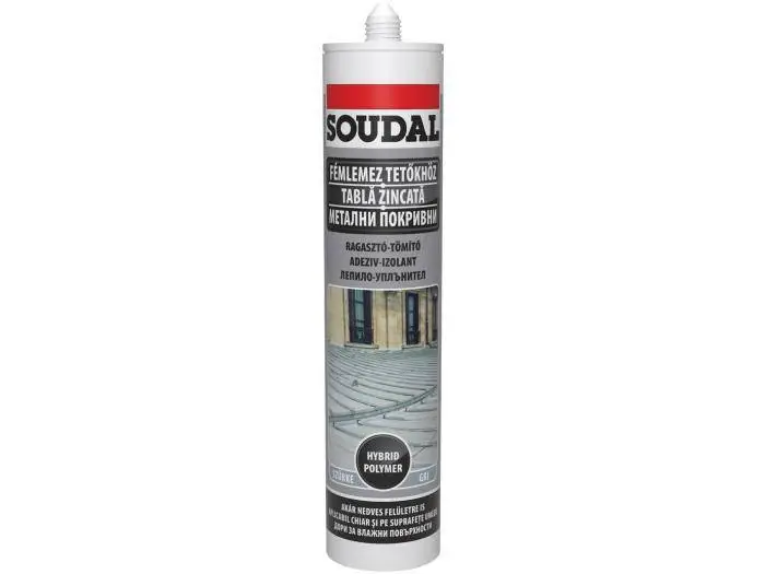 Soudal Colozinc Tetőlemez tömítő szürke 290 ml