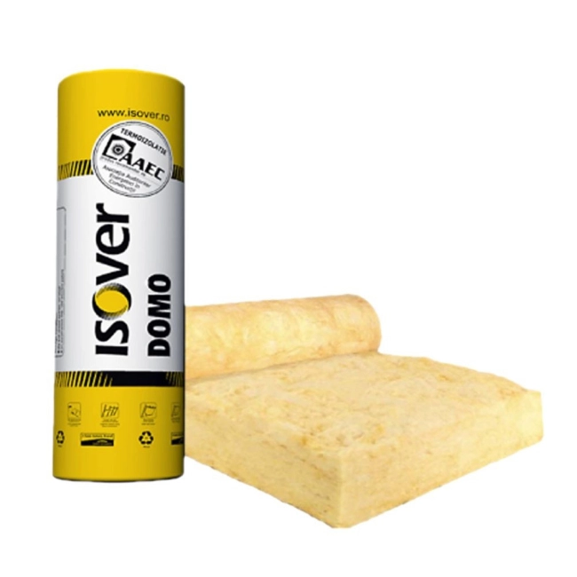 Isover Domo Twin 10/5 Üveggyapot filc 750x120x(2x)5 cm (18 m2/csomag)