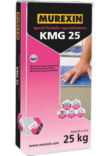 Murexin KMG 25 Speciál Flexibilis ragasztóhabarcs (C2TE) 25 kg