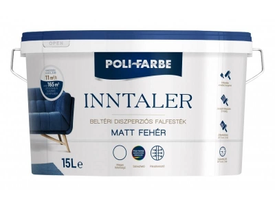 Poli-Farbe Inntaler Beltéri falfesték fehér 15 l ovál