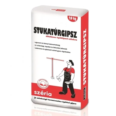 Stukatúr gipsz 20 kg