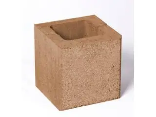 Leier Modern Kerítéskő félkő natúr beige 20x20x20 cm