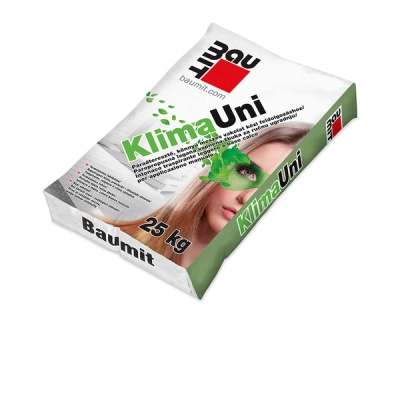 Baumit KlímaUni Meszes könnyűvakolat, kézi, fehér 25 kg 1200 kg/raklap