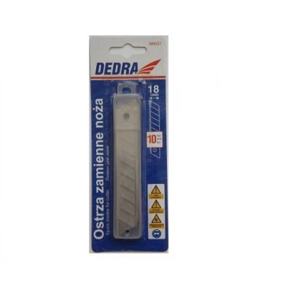 Dedra Tartalék pengék 18mm, 10db