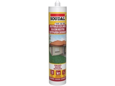 Soudal Neutrális szilikon fehér 280 ml