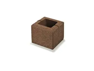 Semmelrock Rivago Kerítéselem félkő mokka 20x20x16 cm