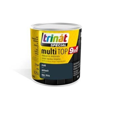 Trilak Trinát Special 9in1 Alapozó és fedőfesték antracit 0,75 l